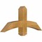 Ekena Millwork Bellingham Rough Sawn Timber Gable Bracket, Western Red Cedar, 36"W x 16"H x 4"D x 4"F, 11/12 Pitch GBW036X16X0404BEL00RWR - alternate 5